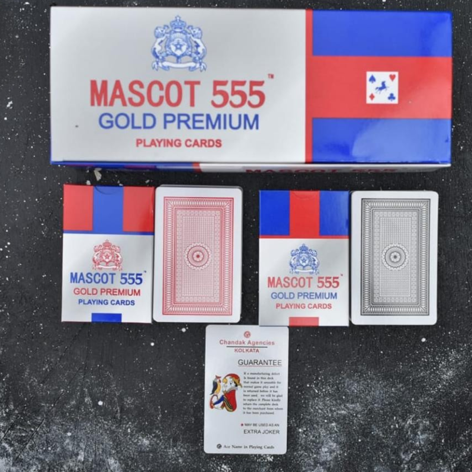 Mascot 555 brand playing cards
