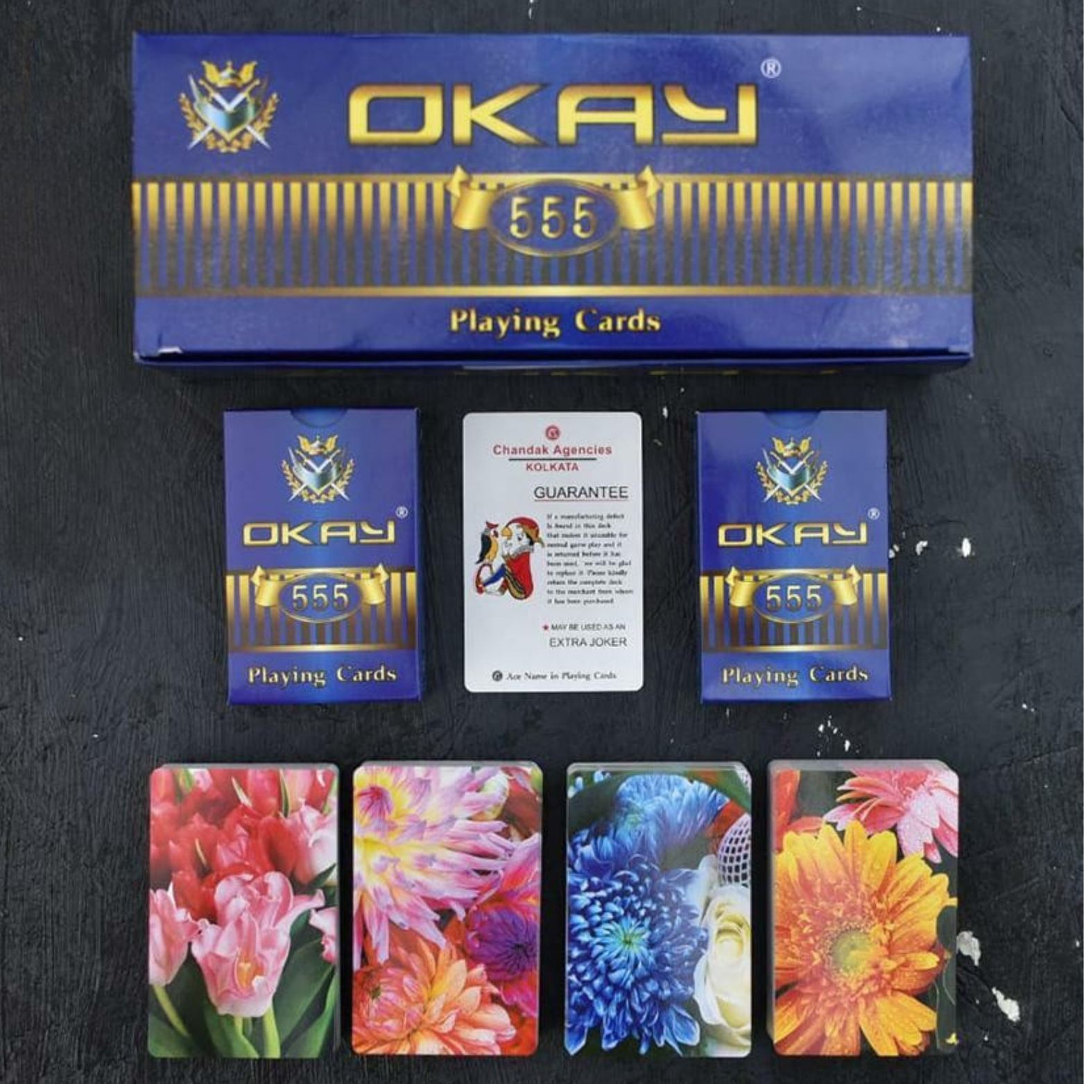 Okay 555 brand playing cards
