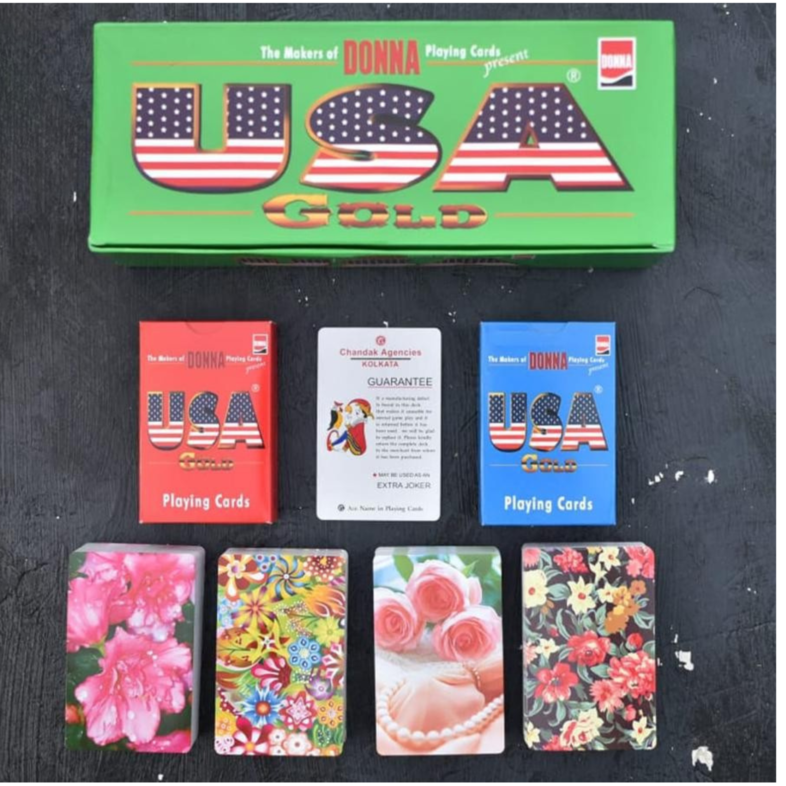 USA Gold brand playing cards